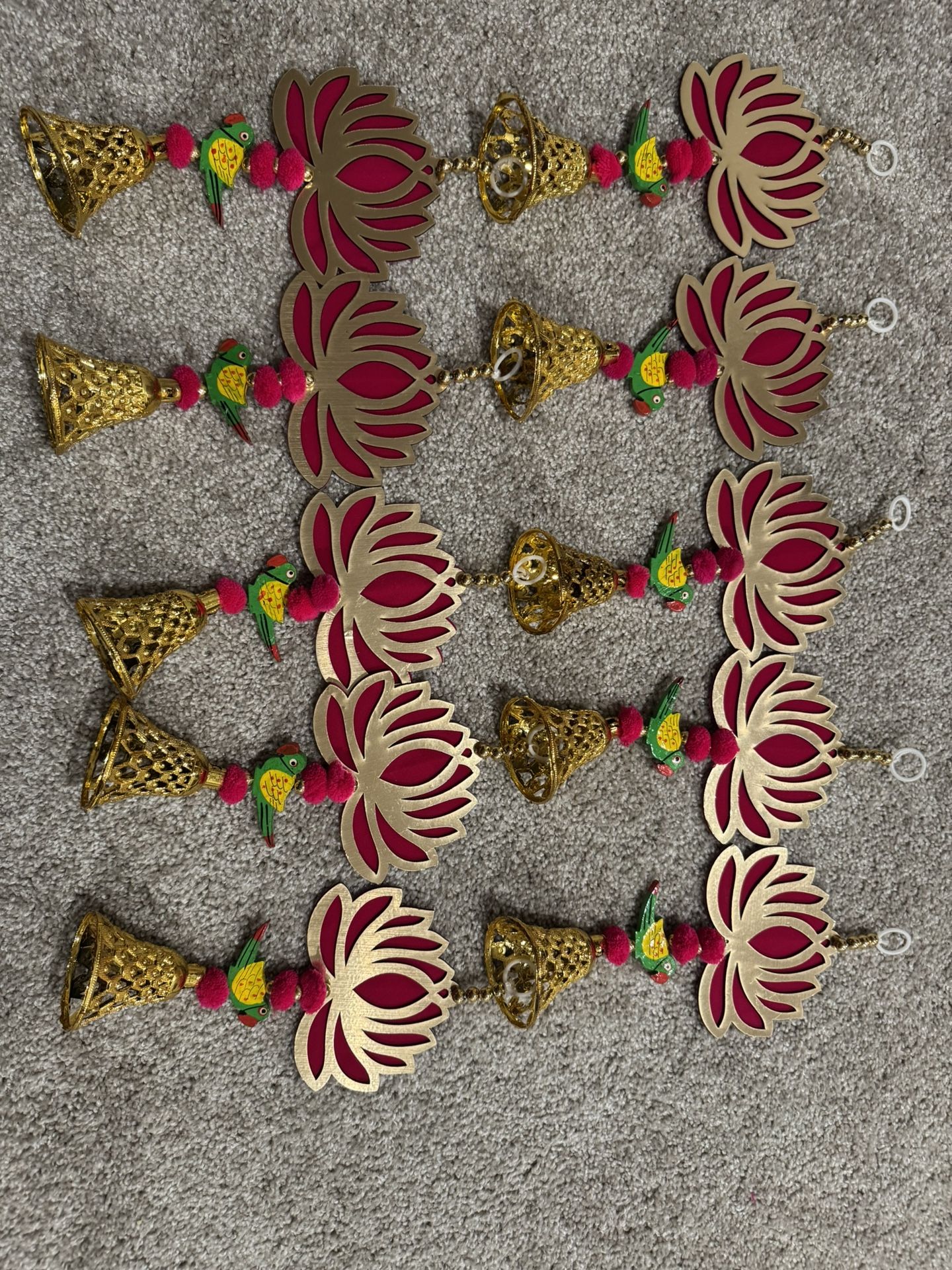 Lotus Backdrop Hanging Pooja Decor