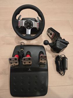 $120 Logitech G27 wheel and shifter for PC, PS2 and PS3