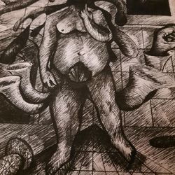 Ink Drawing by ArtistLuisRafaelPerez, Will Receive Copy Of This Drawing