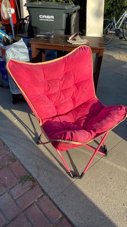 Pink Cushioned Chair