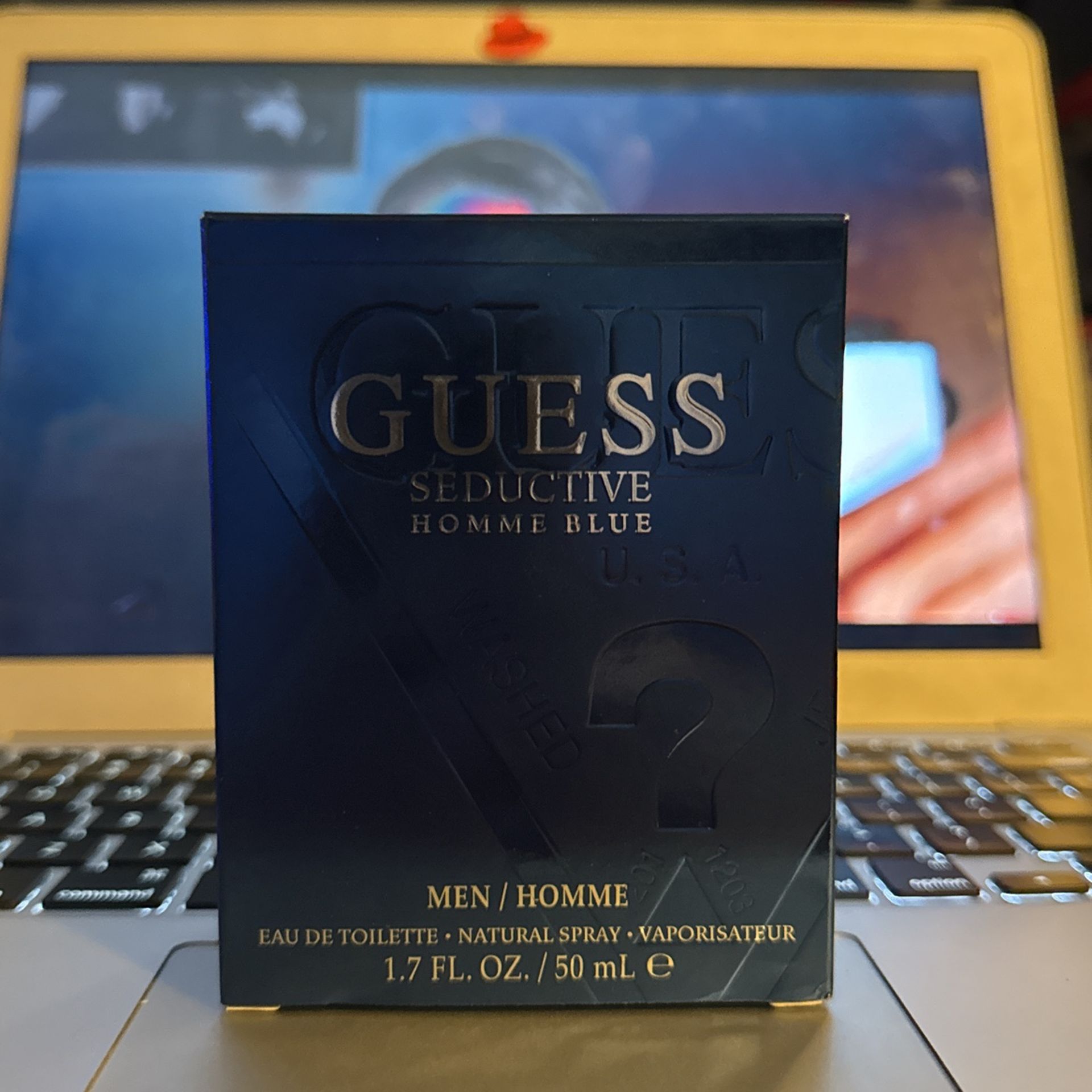 Seductive Homme Blue Eau de Toilette Spray for Men by Guess