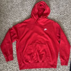 Nike Red Hoodie (Medium)