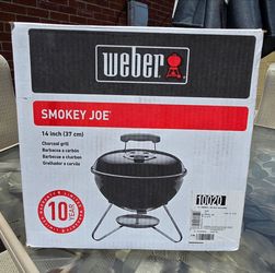 Brand New, Weber Grill, Smokey Joe, 14"
