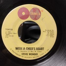 Vintage Stevie Wonder 45 Record
