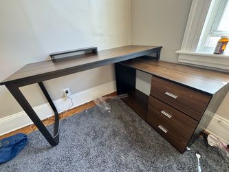 L shaped office desk