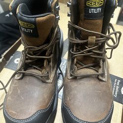 Keen work boot steel toes size 10