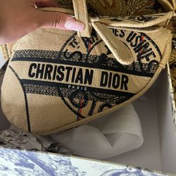 Christian Dior Saddled Bag With Crossbody Strap