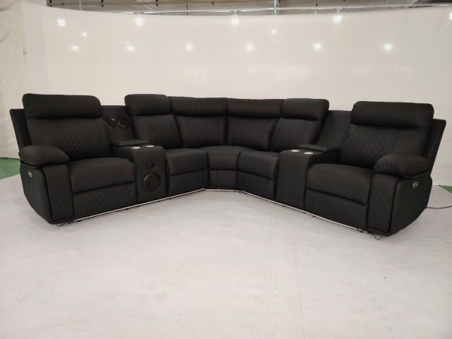 Sofa Seccional Reclinable 🛋 Sectional Recliner Sofa/ Financing Available/ Financiamiento Disponible/ Not Credit Needed/ 0 Down Payment