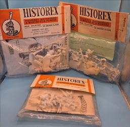 Lot X3 Historex Figurines Hussard 1(contact info removed) Trumpeter X2/ TROMPETTE X1