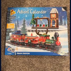 Train Station Advent Brick Calendar 