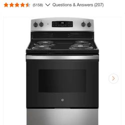 GE Electric Stove 4 Burner 