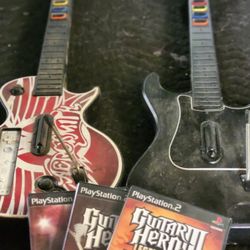 PS2 GUITAR HERO LOT!