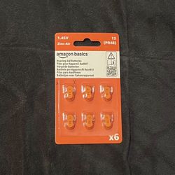 Hearing Aid Size 13 Zinc-Air Batteries, 1.45 Volt | Baterías de Zinc-Aire para Audífonos Tamaño 13