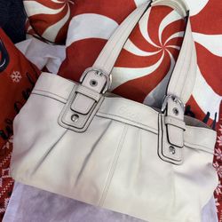 🎄❤️ Coach Soho Pleated leather shoulder tote❤️🎄