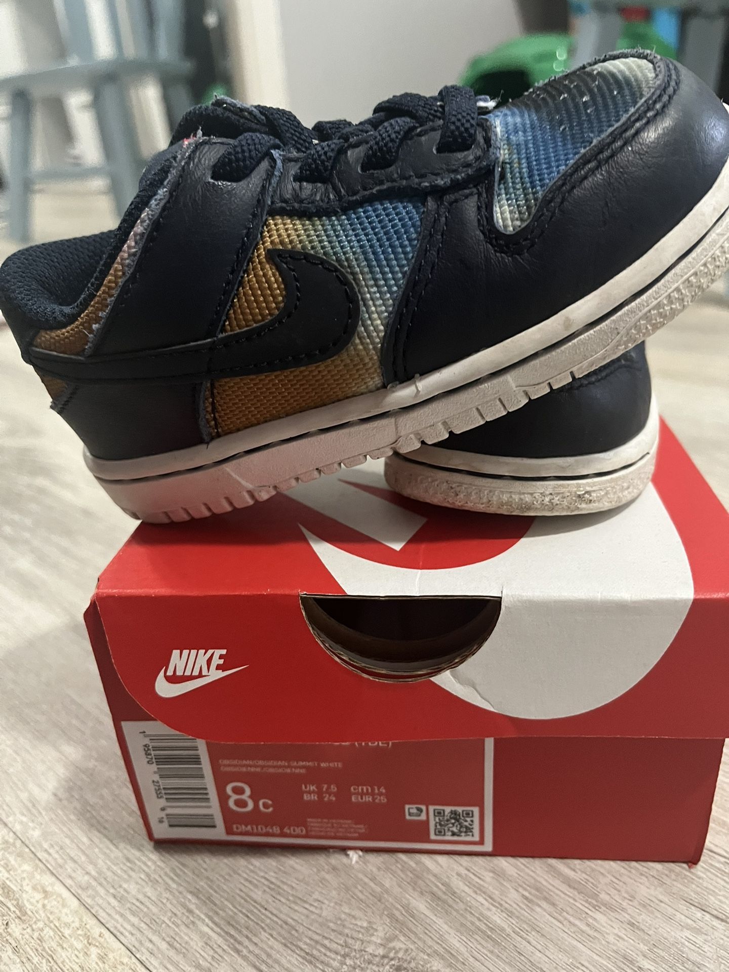 NIKE dunk low tde obsidian summit white