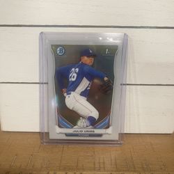 Julio Urias 2014 Bowman Chrome Rookie Card