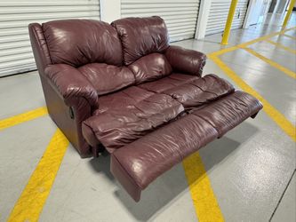 Leather Recliner Sofa Loveseat