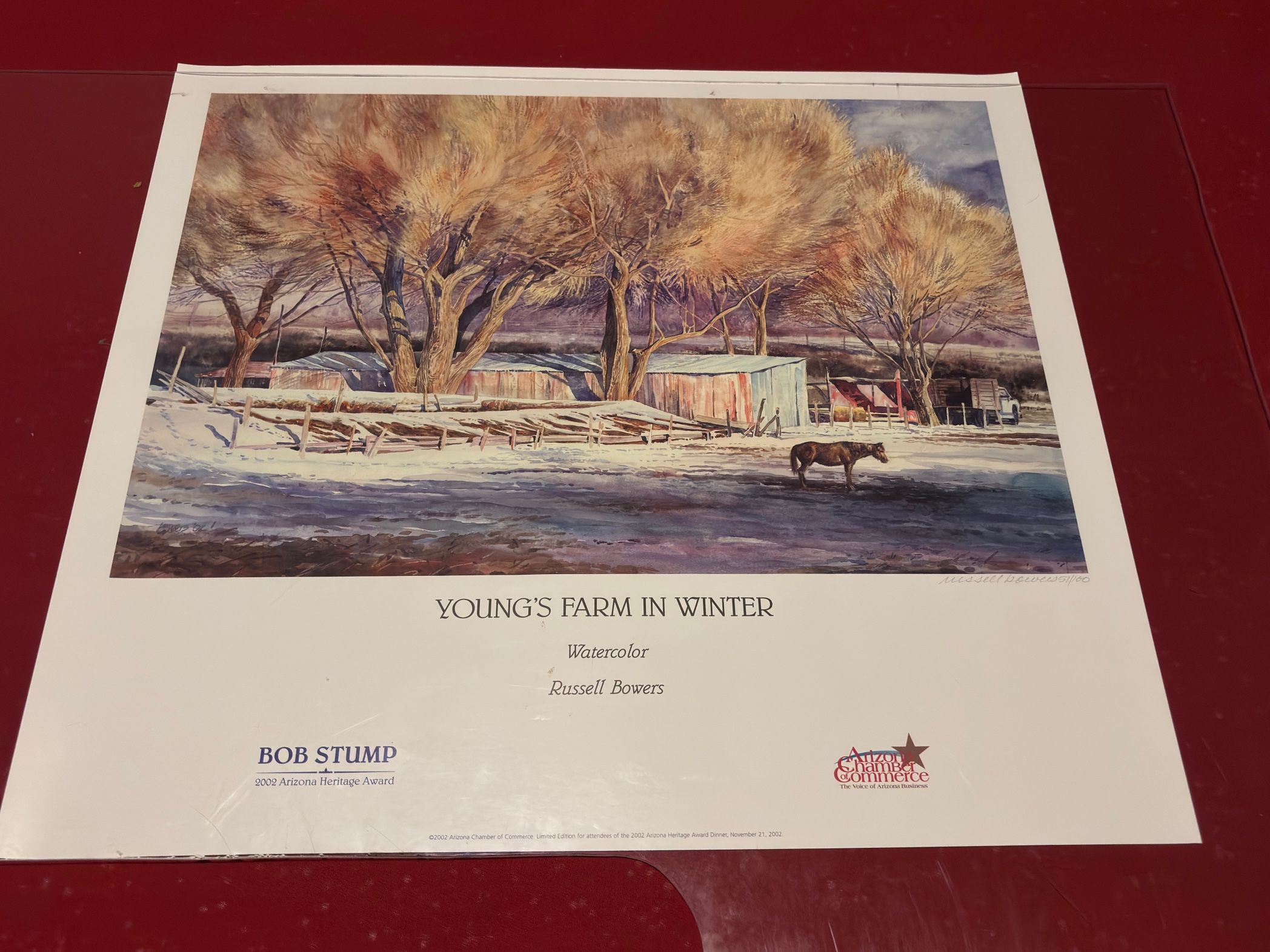 Russell Bowers Signed And Numbered Art Print