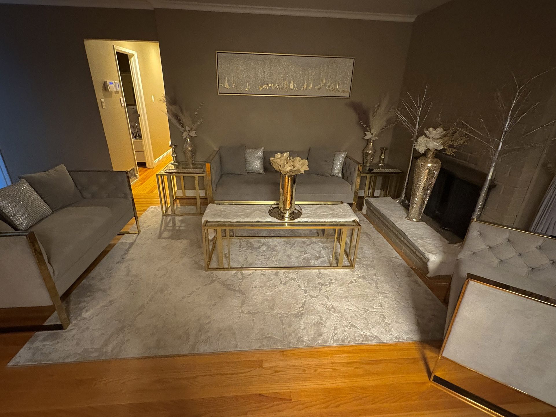 3 Piece Couch Coffe Table And 2 End Table