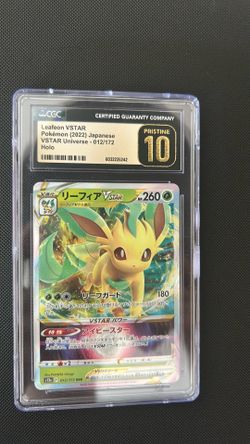 Leafeon Vstar CGC PRISTINE 10 Pokemon Card