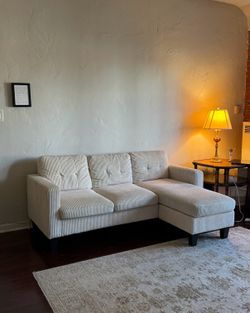 White Sectional Couch 2-piece