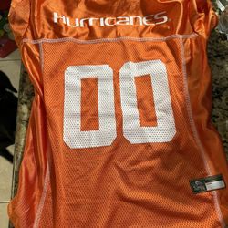 Miami Hurricanes Dog Jersey 