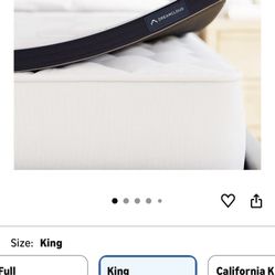 NEW DreamCloud KING size Mattress Topper FIRM