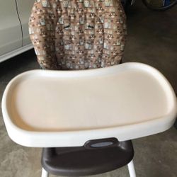 2 N1 High Chair Full Size And Space Saver High Chair