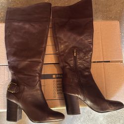 Women’s Brown Over the Knee Boots