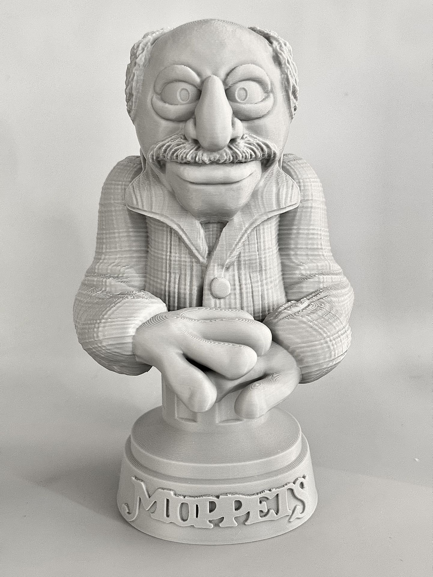 Waldorf Bust The Muppets Show 3D Printed Figurine 7.2” Collectible Display