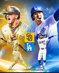 2 tickets Padres Dodgers Sat 6/27 Toyota Terrace Sec 217 Row 9 $250 both