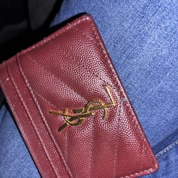 ysl card wallet
