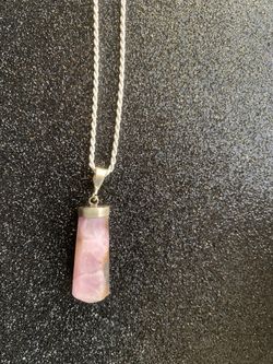 Pink Aragonite Pendant 