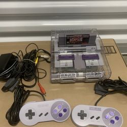 SNES Clear Bundle 
