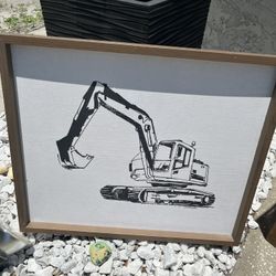 Wooden Boy Frame Picture