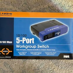 Linksys 5-Port Workgroup Switch 10/100 Mbps