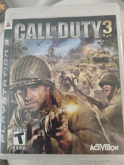 Call of Duty 3 Playstation 3 video game