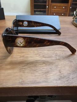 Fendi Tortoise Square Sunglasses