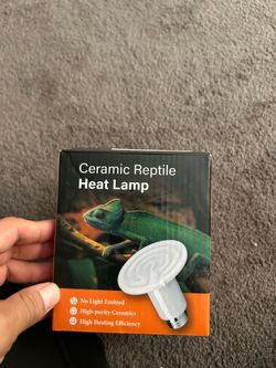 Ceramic Reptile Heat Lamp – No Light, Brand New