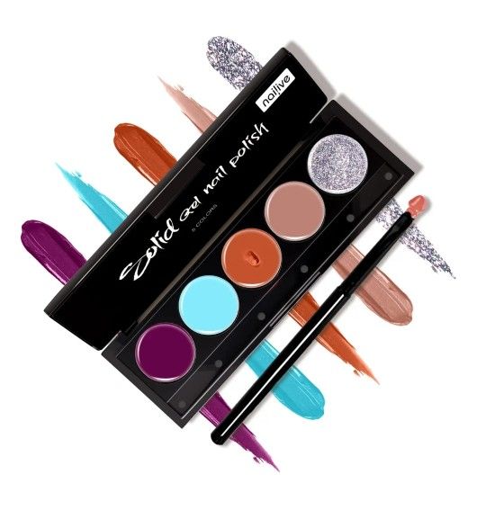 Nailive Solid Pudding Cream Gel Nail Polish 5 Colors