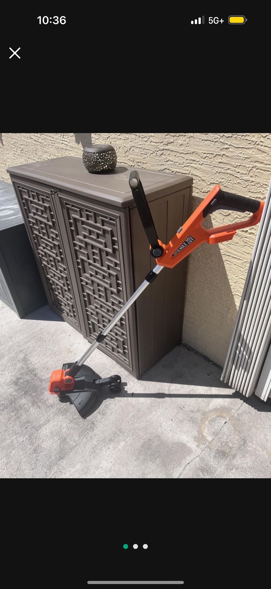 20V 12" Cordless String Trimmer, 2 in 1 Trimmer and Edger with Auto Line Feed, 2 X 2.0Ah Batteries/1 X Fast Charger/6 X Bonus Spools Included, for Law