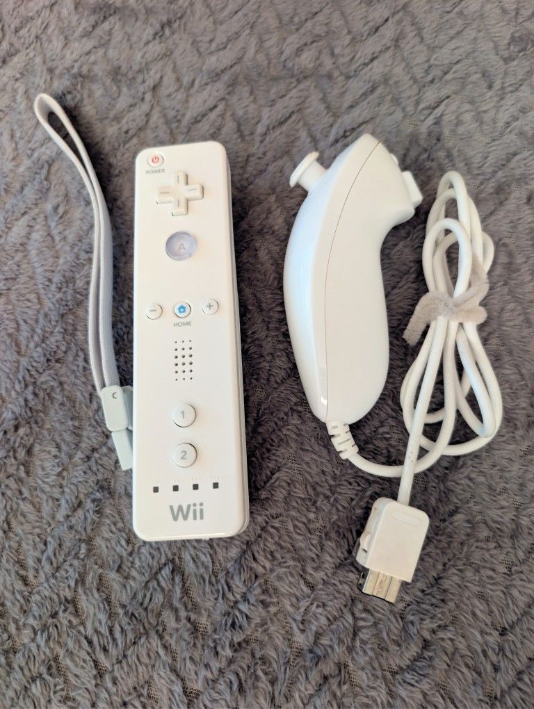 OEM Nintendo Wii Remote & Nunchuk Controllers