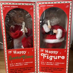 Vintage Santa And Mrs. Claus