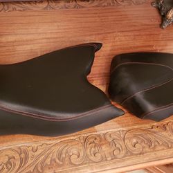 Aprilia seat and passenger seat.