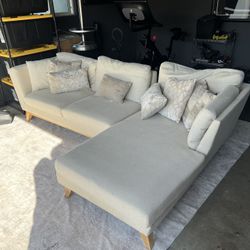 Must Go!!! Used- Beige couch 