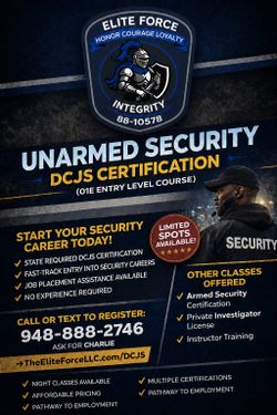 DCJS Certification Class