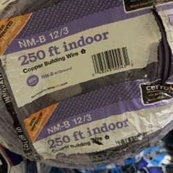 250 ft. 12/3 Purple Solid Romex SLiPWire Copper NM-B Wire