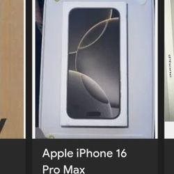 Iphone 16 Pro Max 