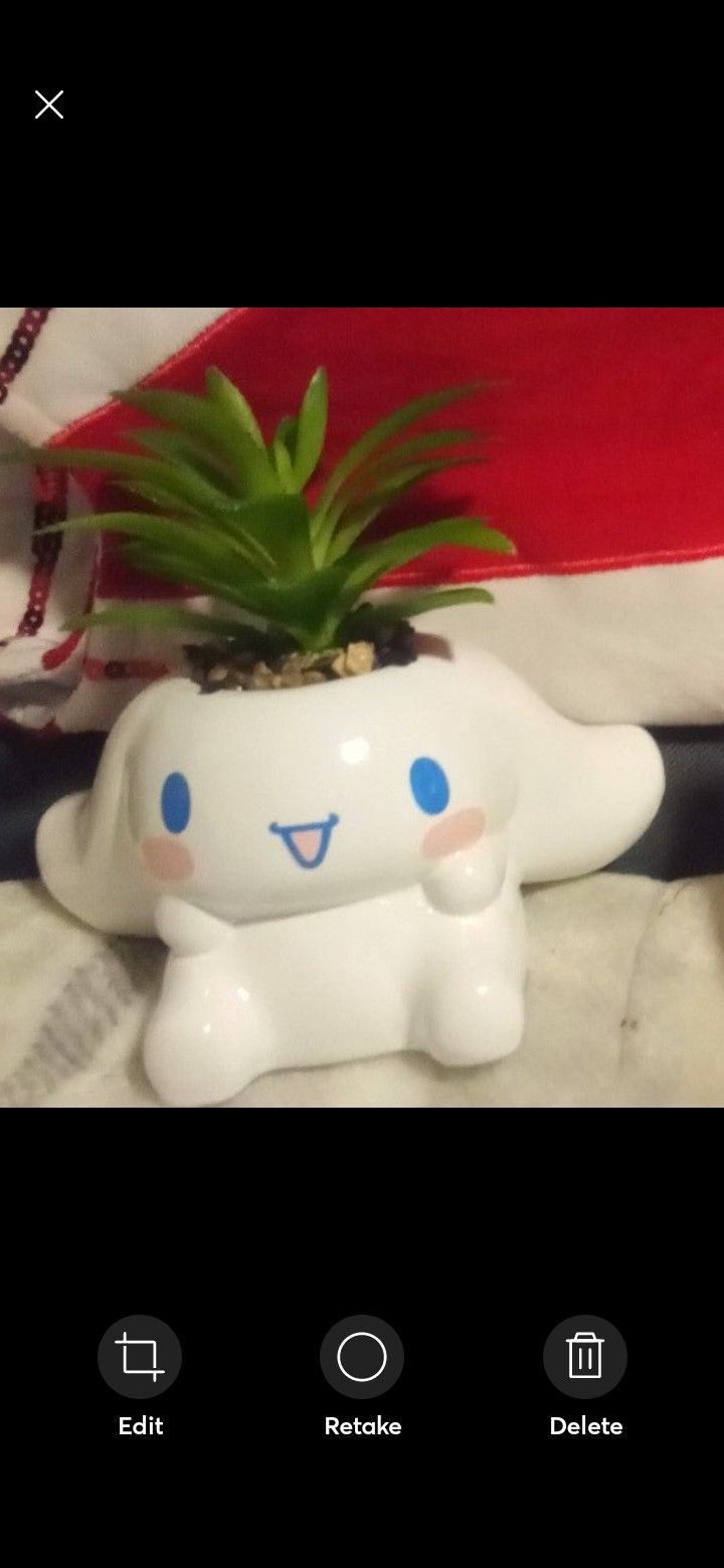 Sanrio: Cinnamoroll Artificial Succulent Desk Plant