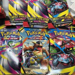 Pokémon Trading Card Game: Mega Evolution booster packs